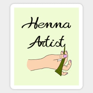 Henna Artist with Henna Cone Magnet